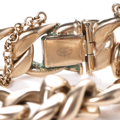 Chanel Metal Quilted CC Coin Bracelet Gold 5 of 7