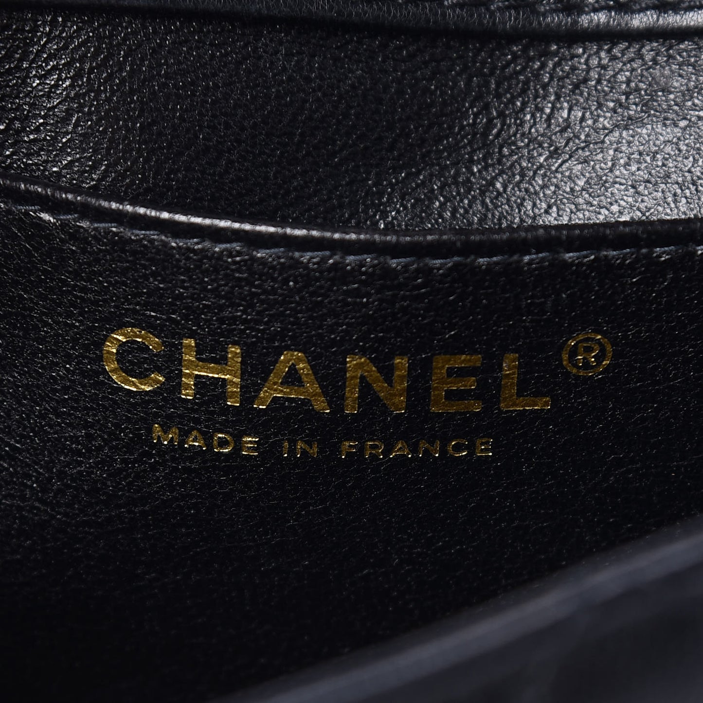 Lambskin Quilted Mini Flap Black