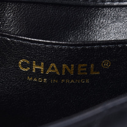 Chanel Lambskin Quilted Mini Flap Black 6 of 10