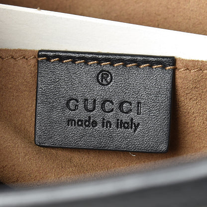 Gucci GG Supreme Monogram Small Padlock Tote Black 6 of 9