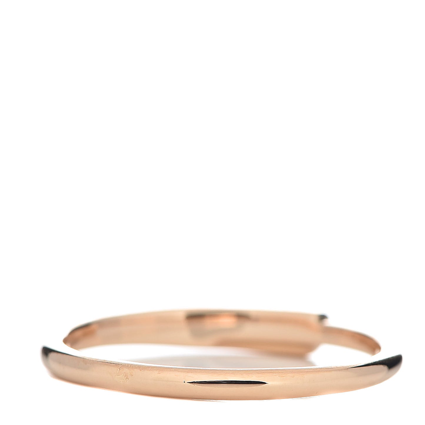 18K Rose Gold Diamond Chaine d'Ancre Punk Ring 59 8.75