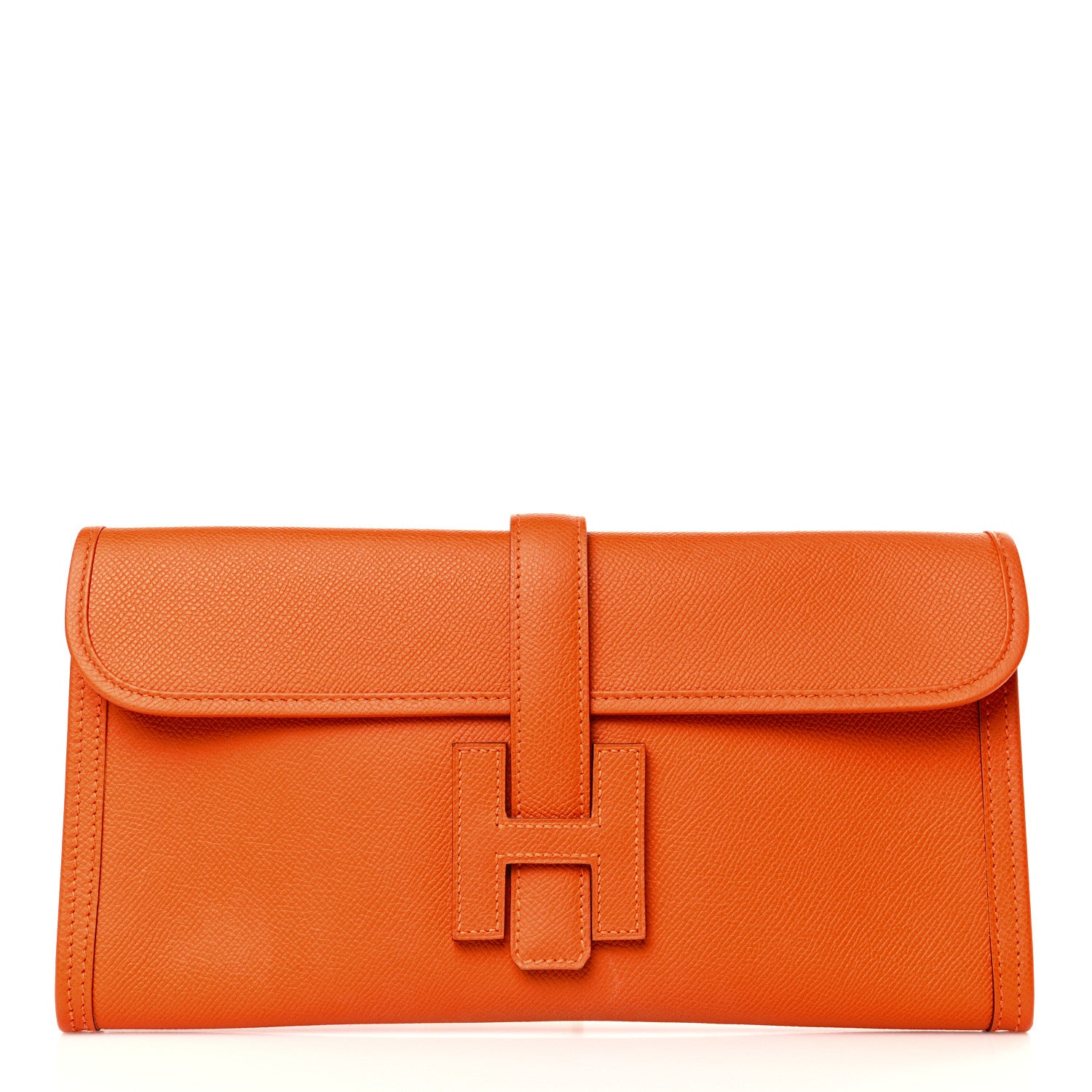 Hermes Epsom Jige Elan 29 Clutch Orange 1 of 9