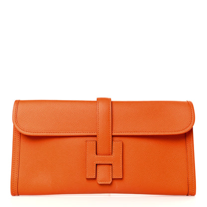 Hermes Epsom Jige Elan 29 Clutch Orange 1 of 9
