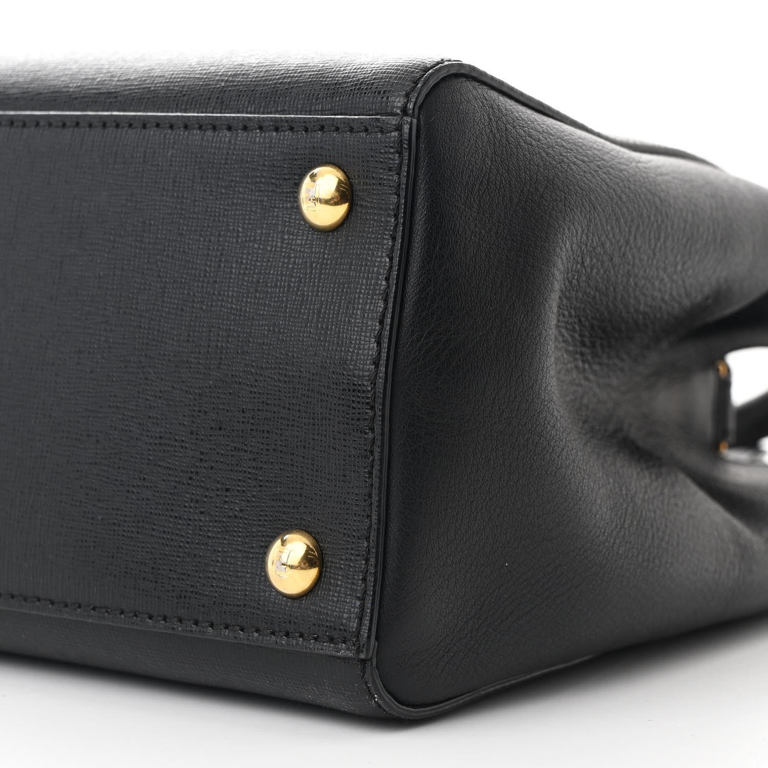 Fendi Vitello Elite Petite 2Jours Tote Black 11 of 11