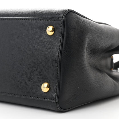 Fendi Vitello Elite Petite 2Jours Tote Black 11 of 11