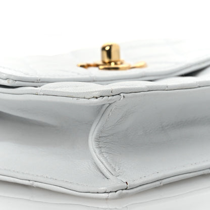 Chanel Lambskin Quilted Flap Waist Belt Bag 75 30 White 20 of 29
