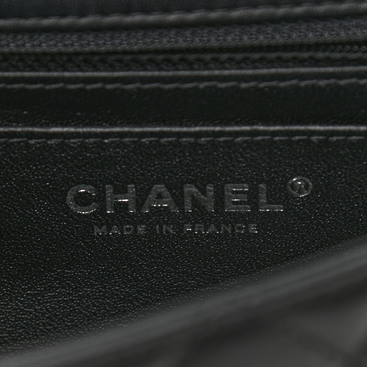 Chanel Lambskin Quilted Mini Rectangular Flap Black 6 of 9