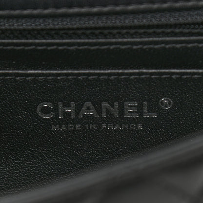 Chanel Lambskin Quilted Mini Rectangular Flap Black 6 of 9