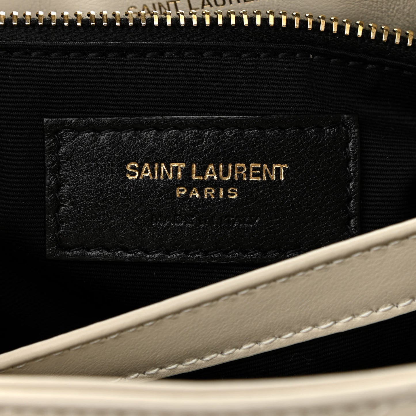 Calfskin Y Quilted Monogram Toy Loulou Crossbody Bag Ivory