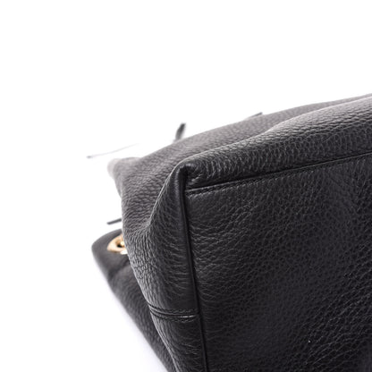 Gucci Pebbled Calfskin Medium Soho Chain Shoulder Bag Black 7 of 11