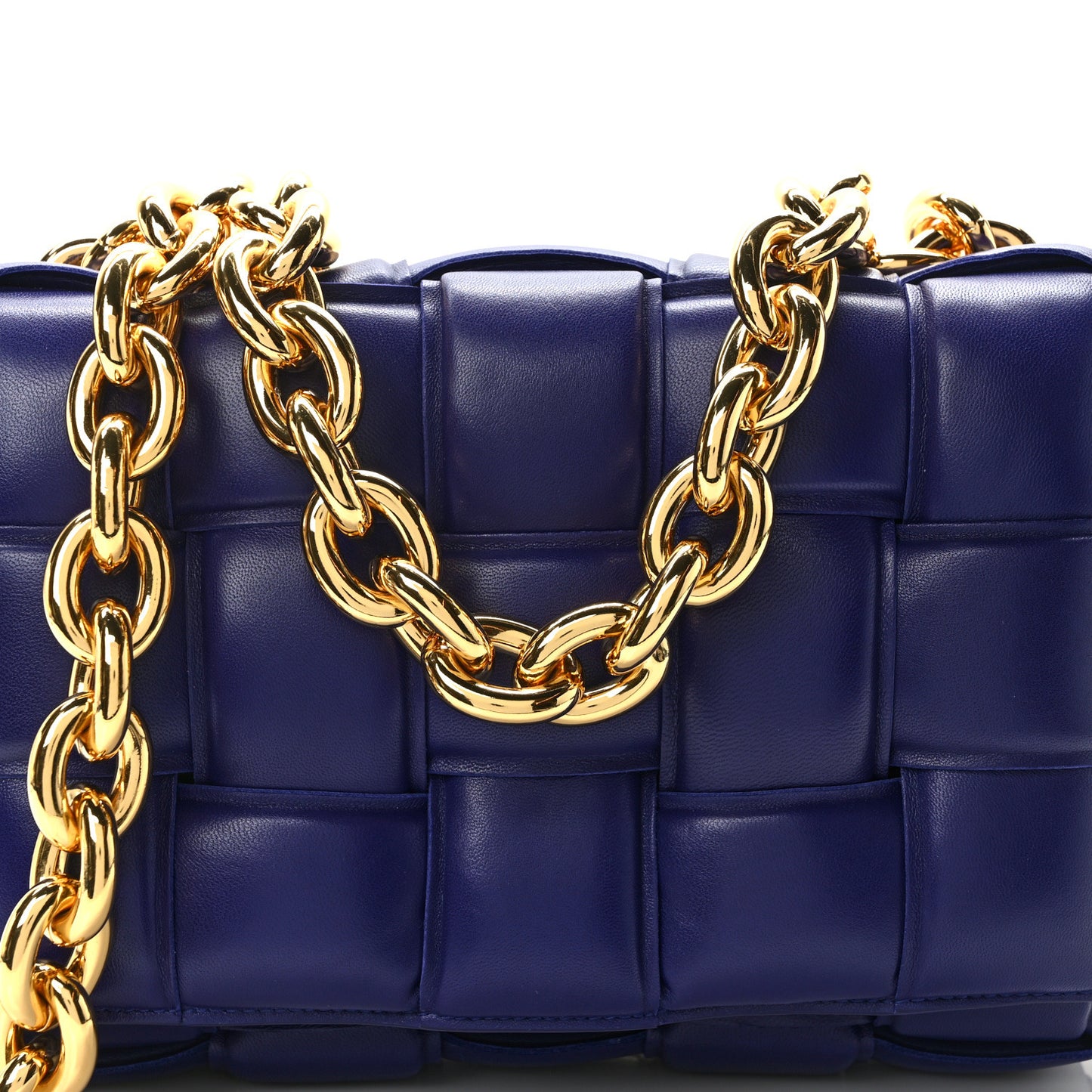 Lambskin Maxi Intrecciato Padded Chain Cassette Crossbody Bag Unicorn