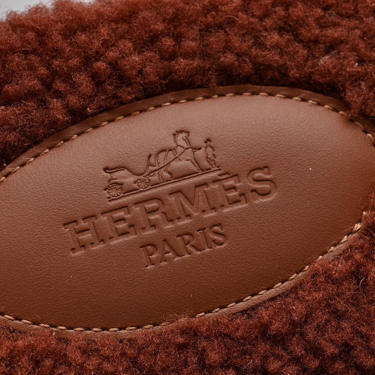 Woolskin Oran Sandals 39 Cognac