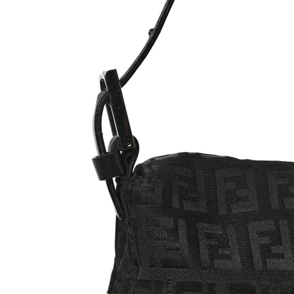 Fendi Zucchino Baguette Black 16 of 17