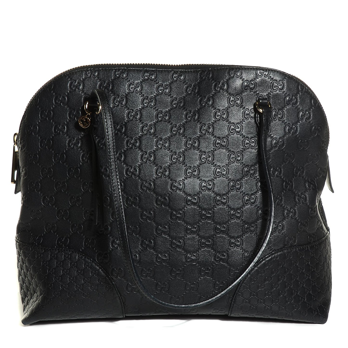 Guccissima Medium Bree Shoulder Bag Black
