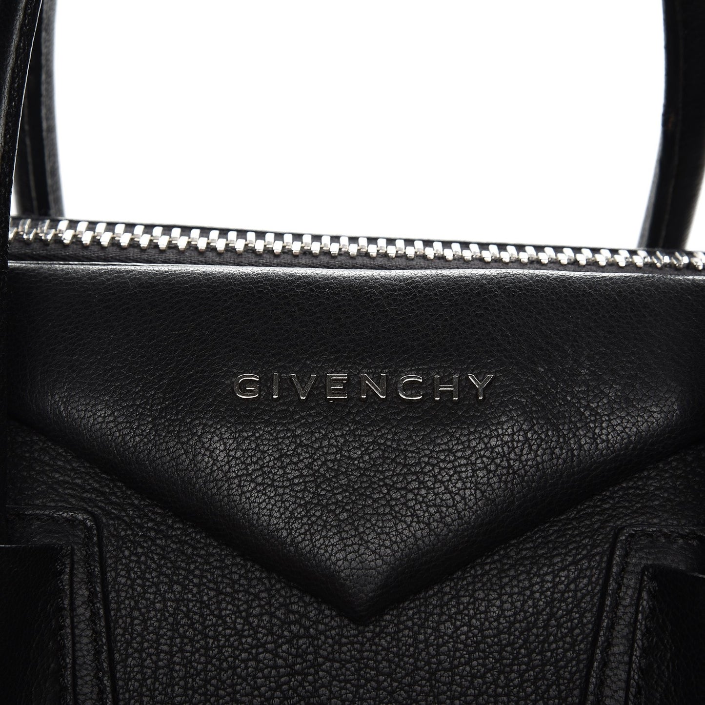 Sugar Goatskin Medium Antigona Black