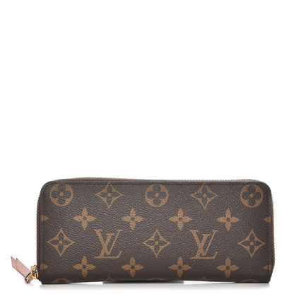 Louis Vuitton Monogram Clemence Wallet Rose Ballerine 1 of 8