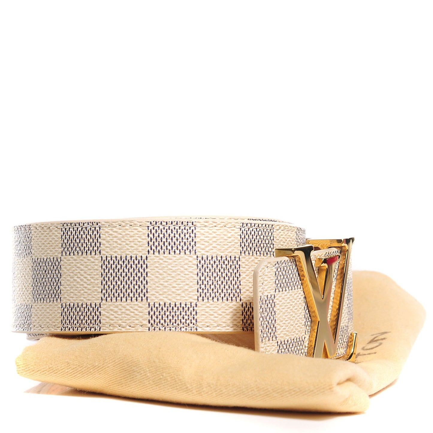 Damier Azur LV Initiales Belt 80 32