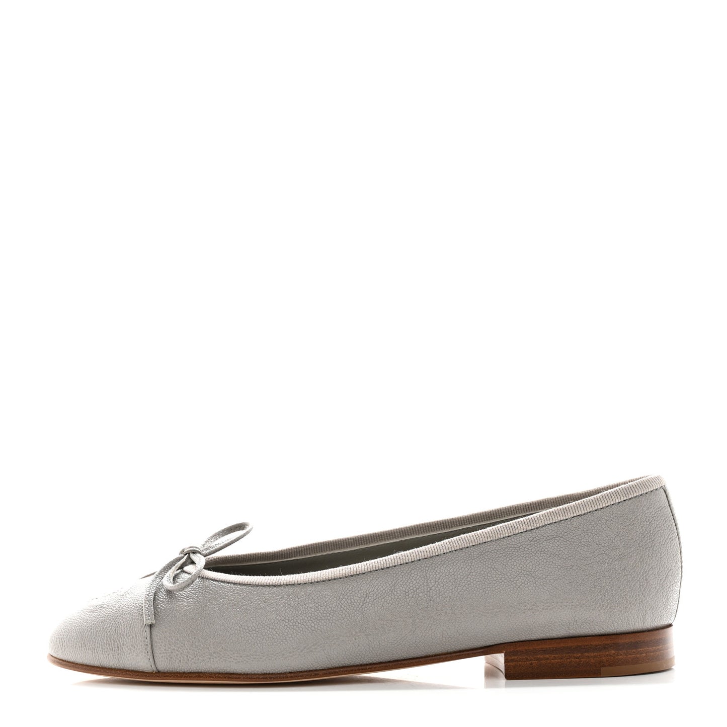 Caviar CC Cap Toe Ballerina Flats 35 Grey
