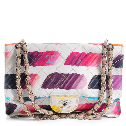 Chanel Canvas Jumbo Colorama Flap Multicolor 1 of 8