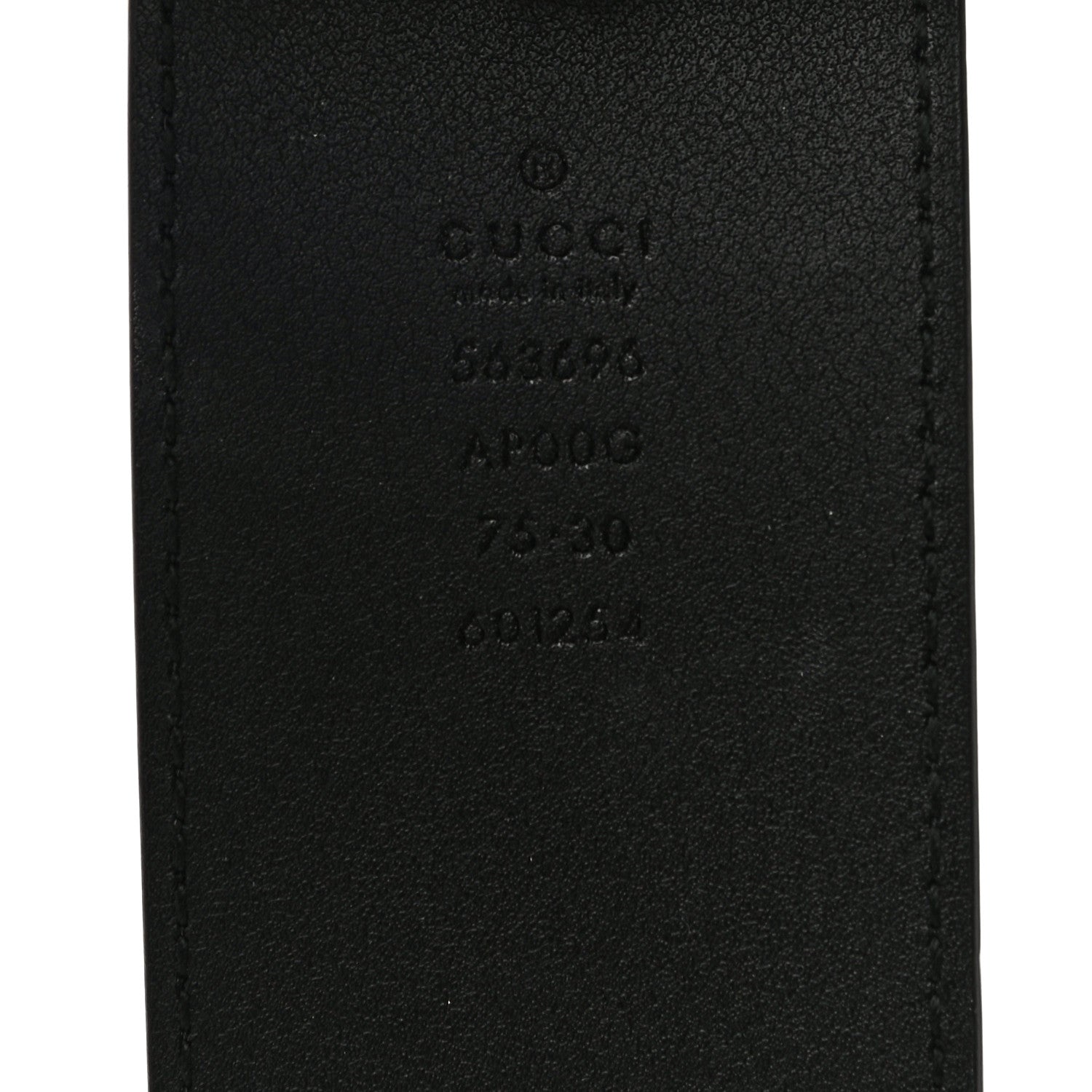 Gucci Calfskin Lizard Double G 50mm Belt 75 30 Black 4 of 8