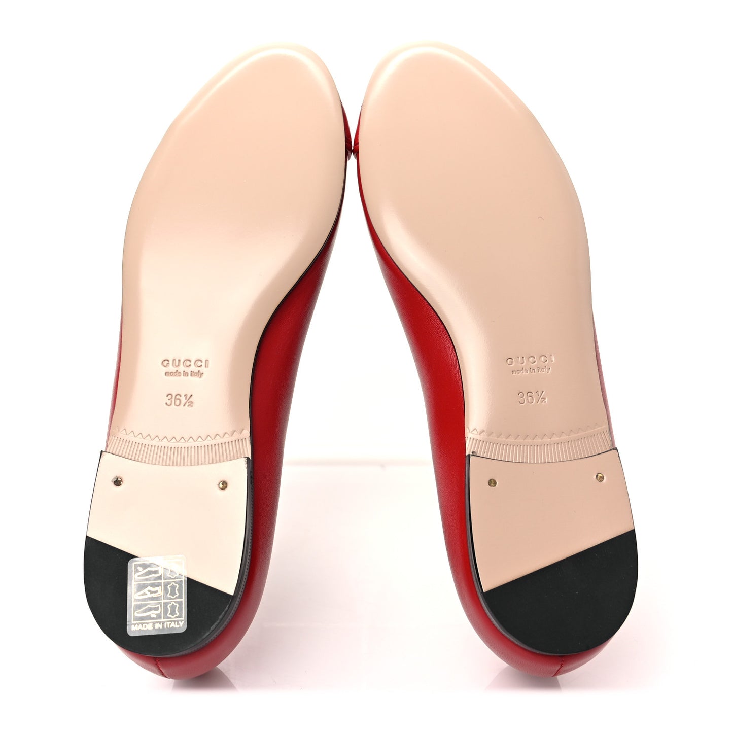 Double G Ballet Flats 36.5 Red