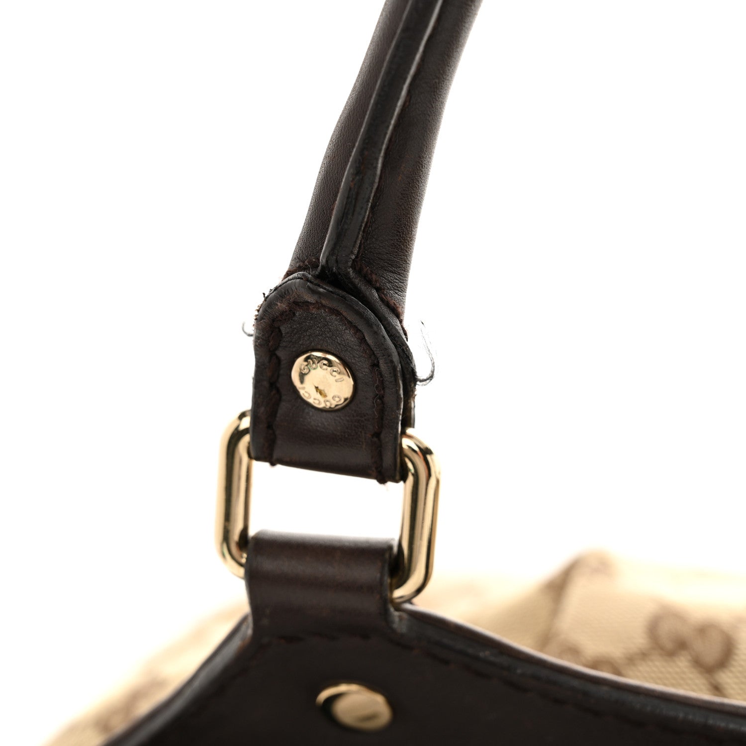 Gucci Monogram Medium Sukey Tote Beige Ebony Dark Brown 20 of 20