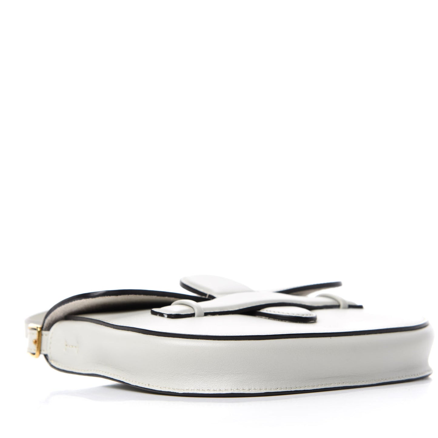 Smooth Calfskin Mini Symmetrical Bag White