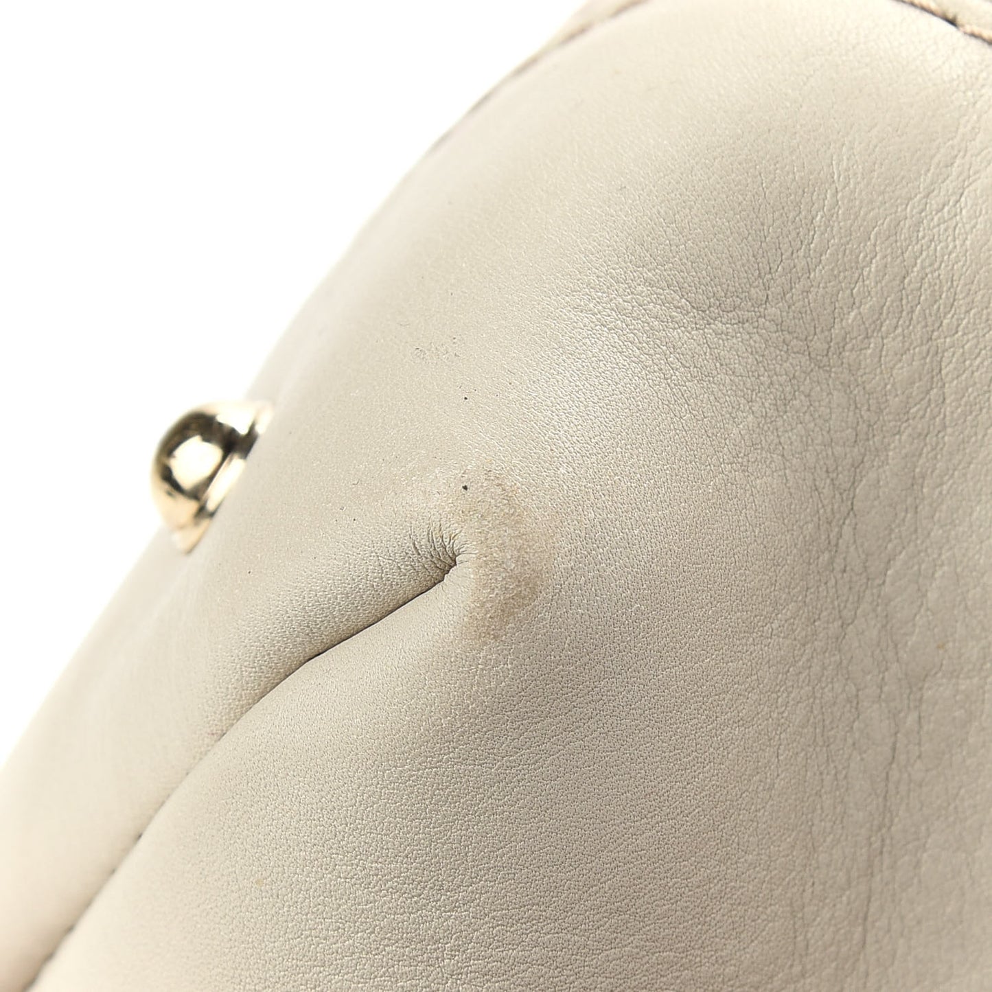 Guccissima Large Heart Bit Charm Top Handle Tote Off White