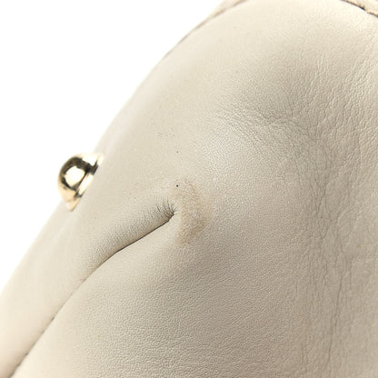 Gucci Guccissima Large Heart Bit Charm Top Handle Tote Off White 10 of 10