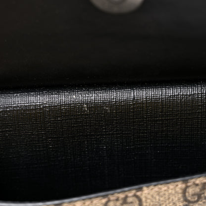 Gucci GG Supreme Monogram Web Belt Bag Black 15 of 19