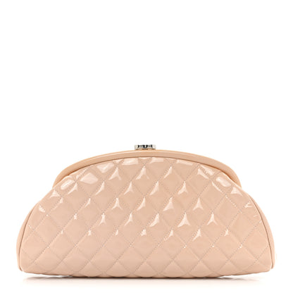 Chanel Patent Quilted Timeless Clutch Pink 1 of 15
