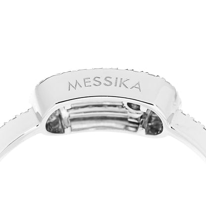 Messika 18K White Gold Diamond Move Uno Pave Ring 53 6.5 4 of 7