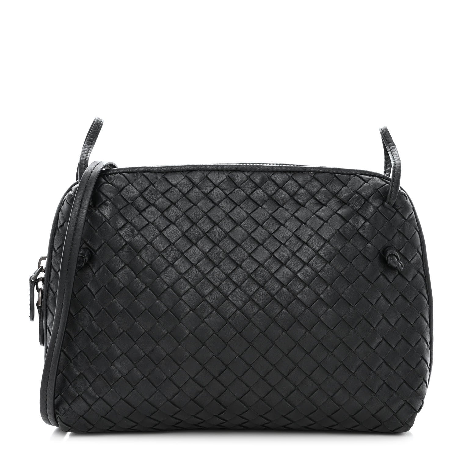 Bottega Veneta Nappa Intrecciato Nodini Bag Black 1 of 10