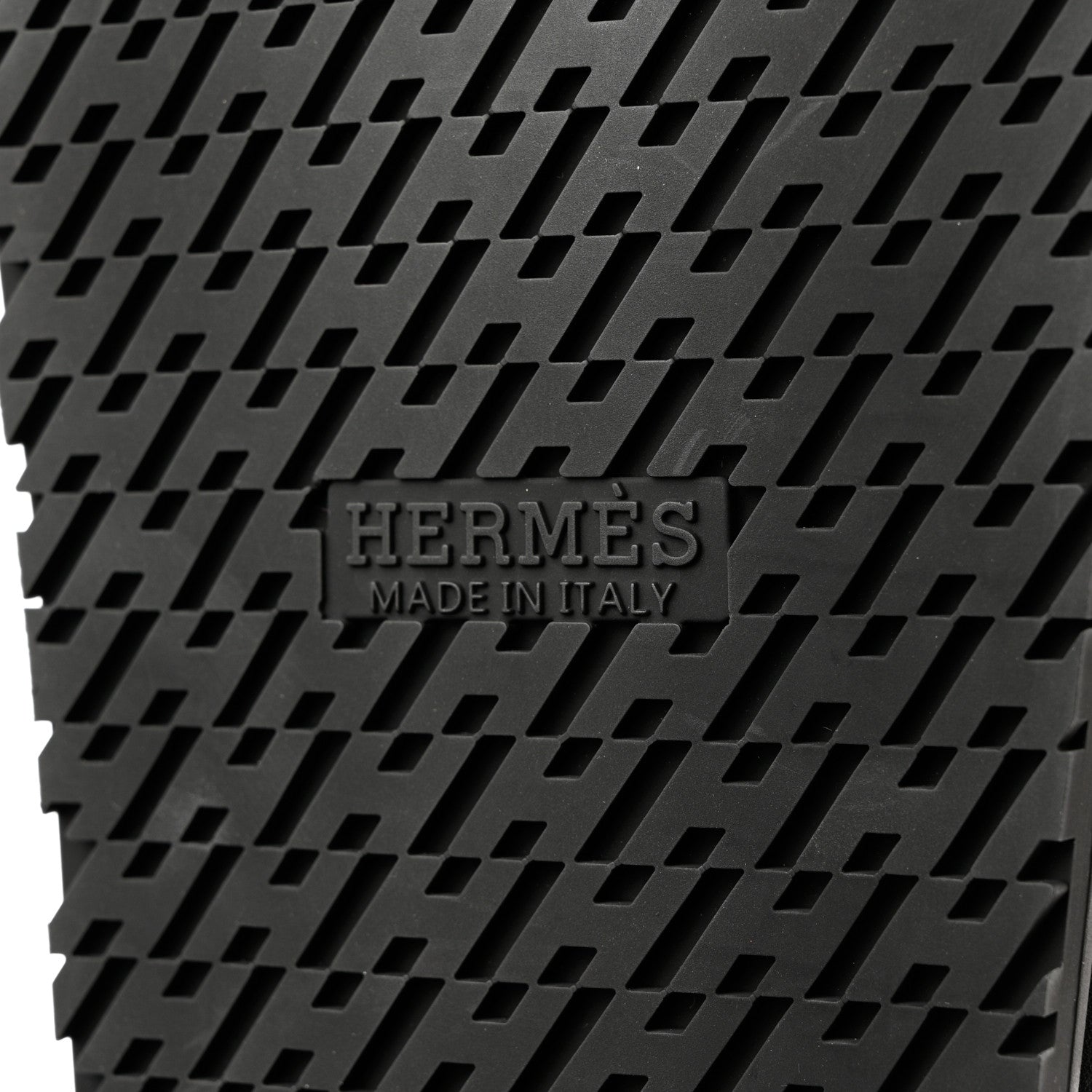 Hermes Calfskin Mens Chypre Sandals 44 Black 8 of 9