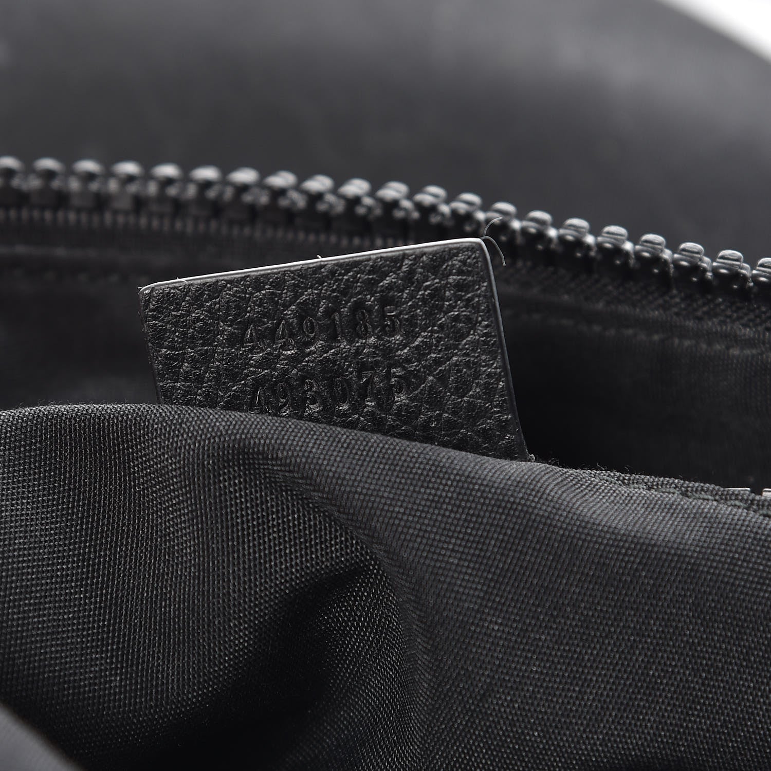 Gucci Nylon Monogram Medium Flat Messenger Bag Black 7 of 9