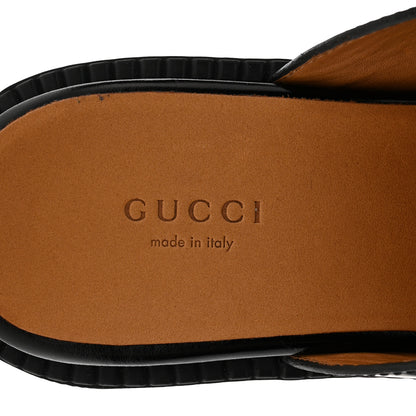 Gucci Spice Lux Womens Interlocking G Slippers 40 Black 8 of 10