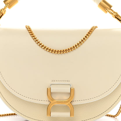 Chloe Calfskin Marcie Chain Flap Bag Misty Ivory 5 of 10