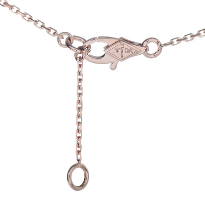Van Cleef & Arpels 18K Rose Gold Carnelian Sweet Alhambra Heart Pendant Necklace 7 of 8