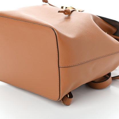 Fendi Vitello Cruise F is Fendi Drawstring Backpack Nocciola 9 of 9