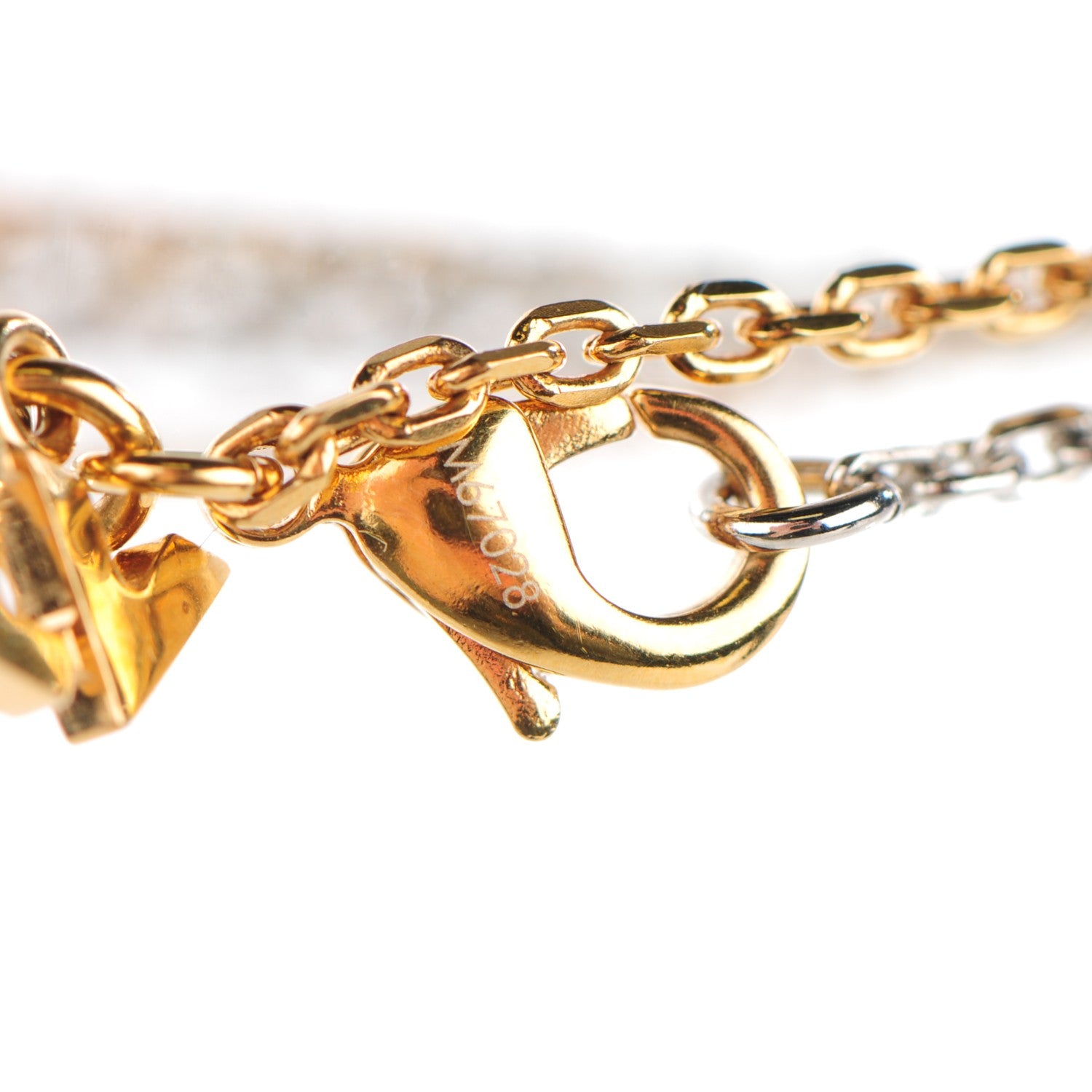 Louis Vuitton Swarovski Crystal Tiered Spiky Valentine Necklace Gold 3 of 7