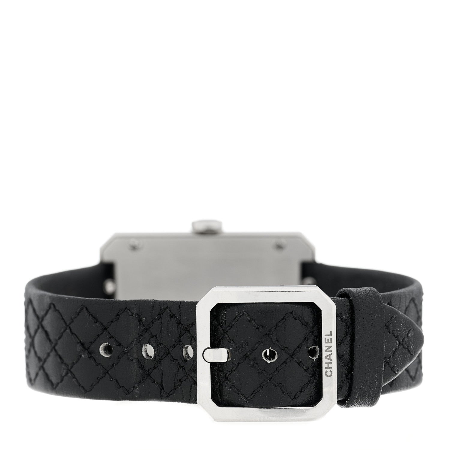 Chanel Stainless Steel Calfskin 26mm Boy-Friend Quilt Quartz Watch Black 3 of 4