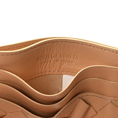 Bottega Veneta Nappa Intrecciato Card Case Camel 6 of 7