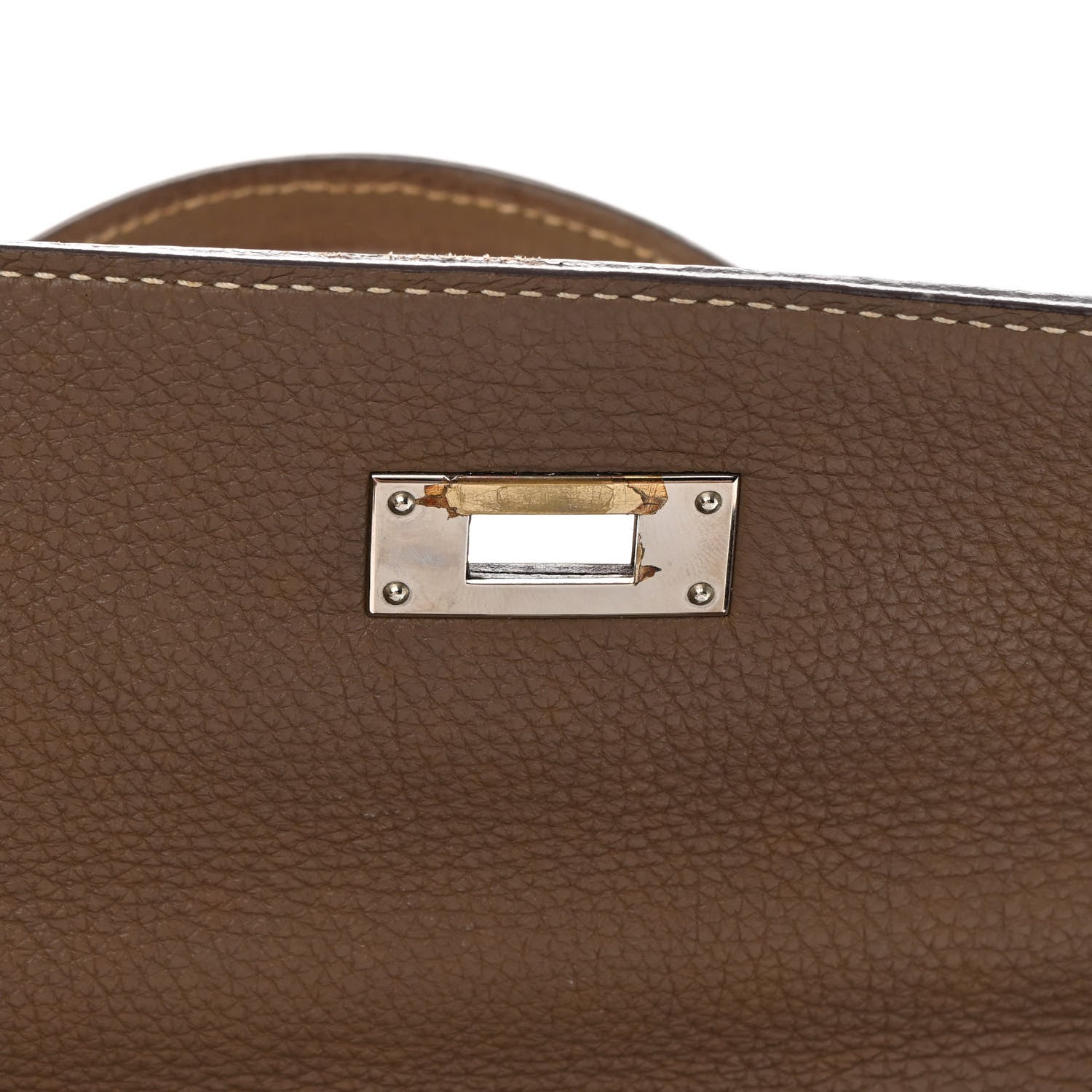 Hermes Togo Kelly Retourne 35 Etoupe 29 of 31