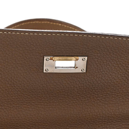 Hermes Togo Kelly Retourne 35 Etoupe 29 of 31