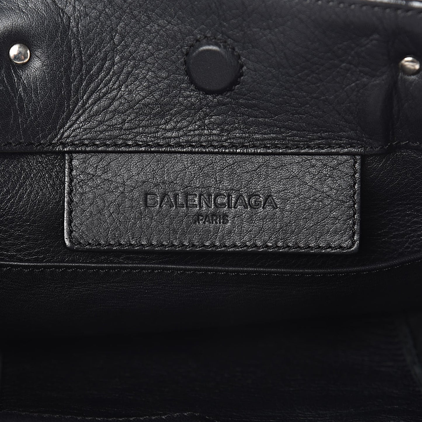 Calfskin Papier Mini A4 Tote Black