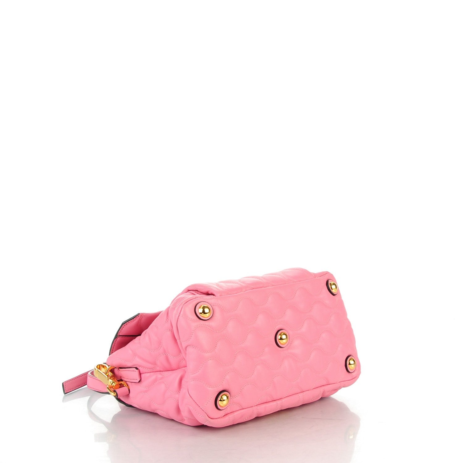 Miu Miu Nappa Padded Top Handle Bag Geranio 4 of 8