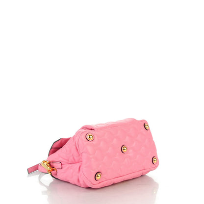 Miu Miu Nappa Padded Top Handle Bag Geranio 4 of 8