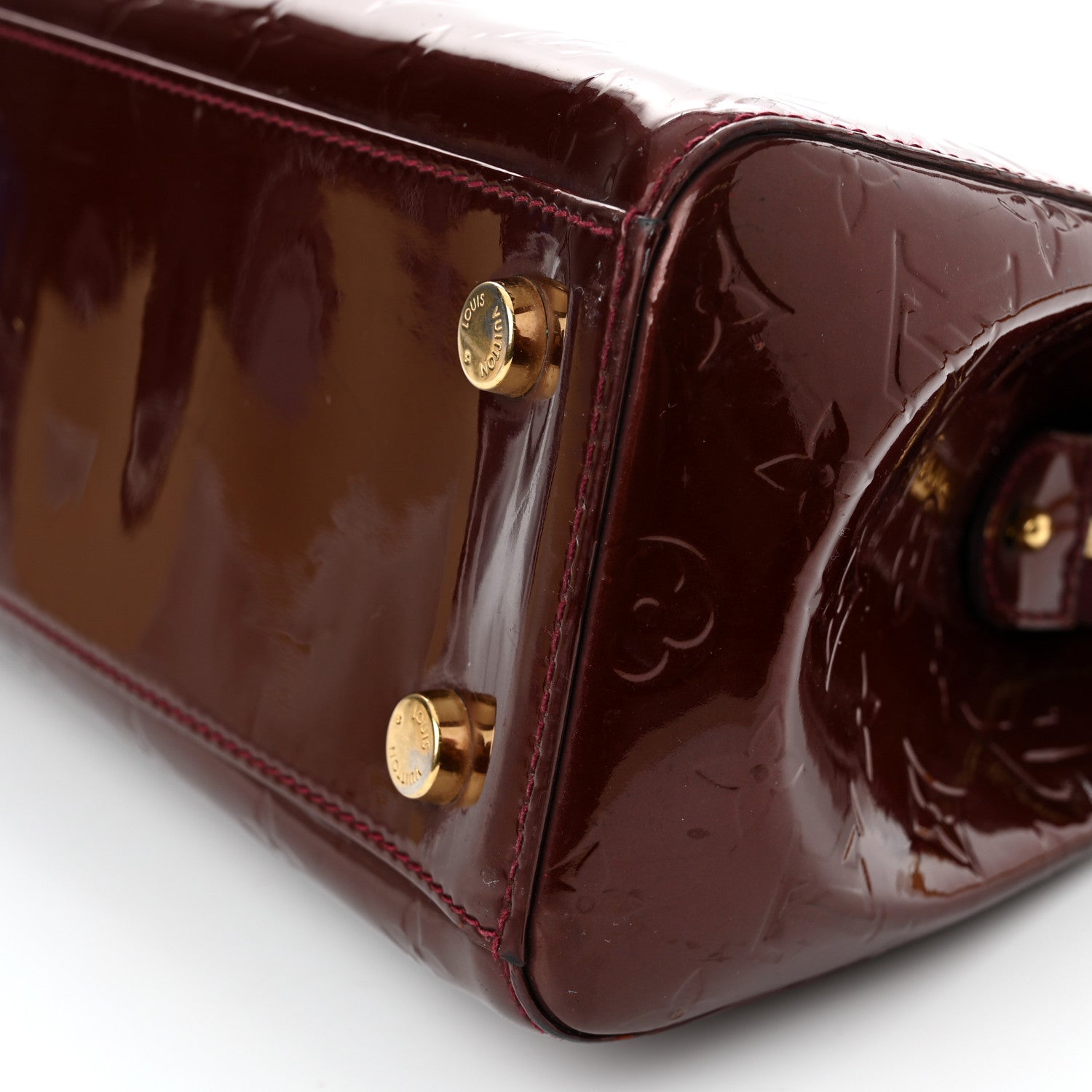 Louis Vuitton Vernis Brea MM Rouge Fauviste 10 of 15