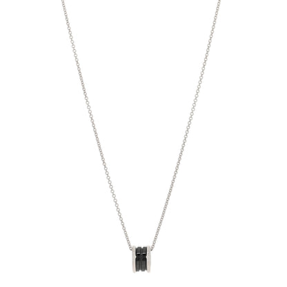 Bulgari Sterling Silver Ceramic Save The Children Pendant Necklace 1 of 3