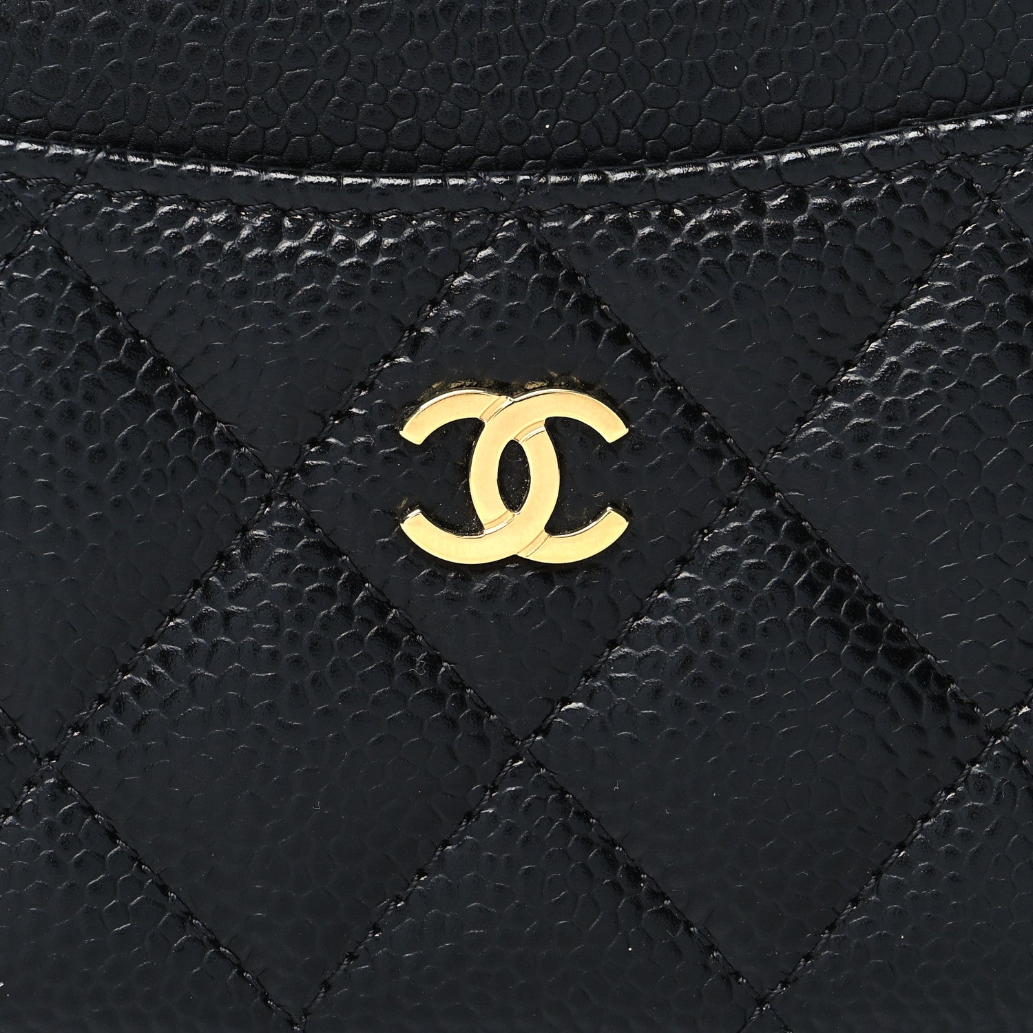 Chanel Caviar Quilted Card Holder Black 9 of 12